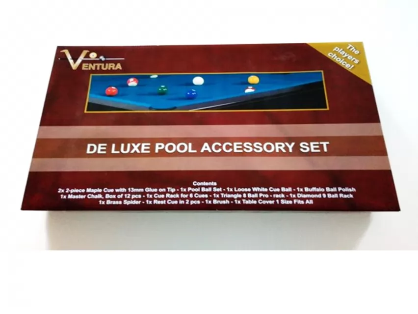 Ventura De Luxe Pool Kit набор аксессуаров для бильярда 1